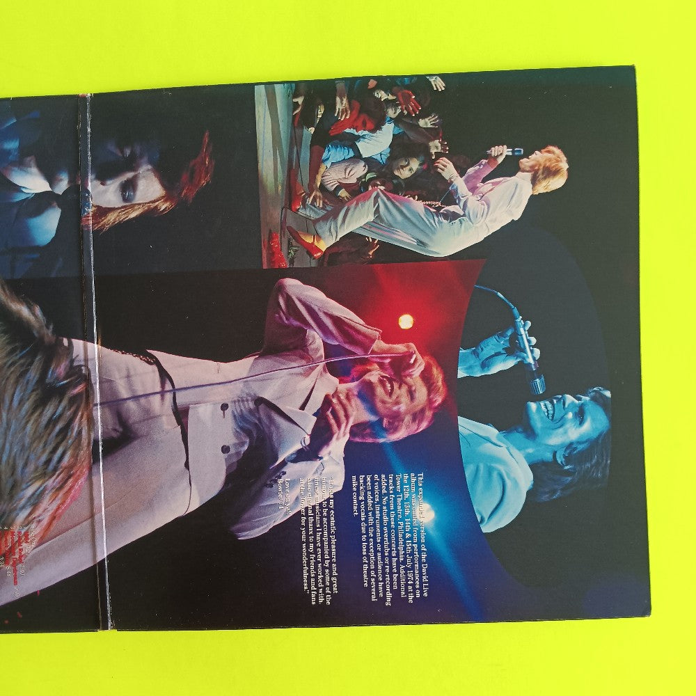 David Bowie - David Live 2LP CLEAR #ED LIMITED ED - 1990 - RALP 0138/39-2 - Used - VG++ - Vinyl
