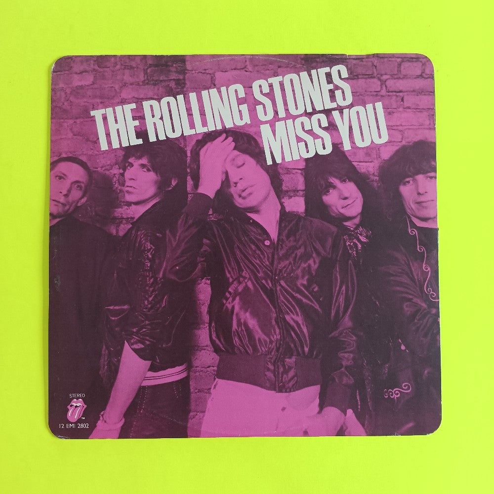 Rolling Stones - Miss You UK PINK 12" - 1978 - 12EMI2802 - Used - VG++ - Vinyl