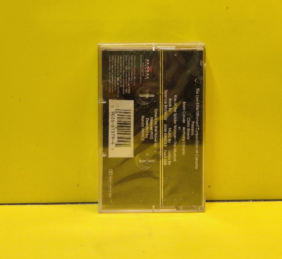 Chita Rivera, Brent Carver, Anthony Crivello - Kiss Of The Spider Woman: The Musical - 1992 - 09026 61579-4 - New - Sealed - Cassettes