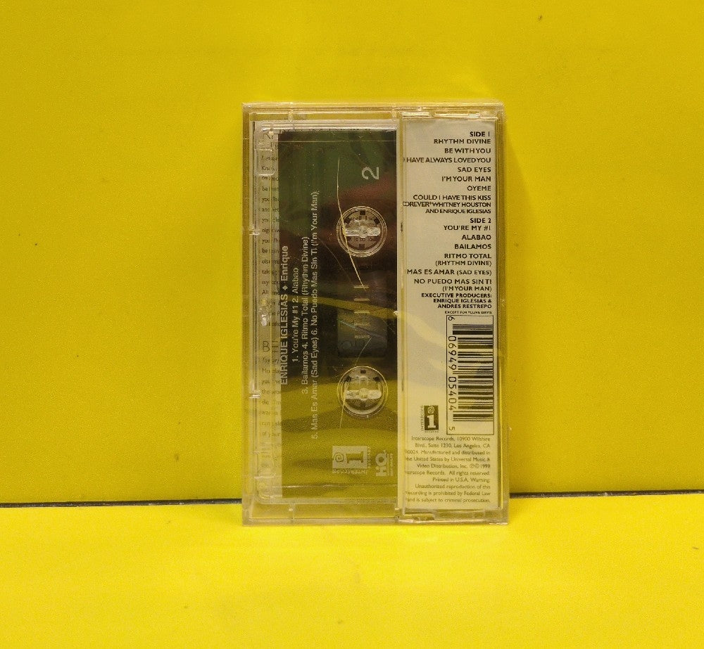 Enrique Iglesias - Enrique - 1999 - 0694905404 - New - Sealed - Cassettes