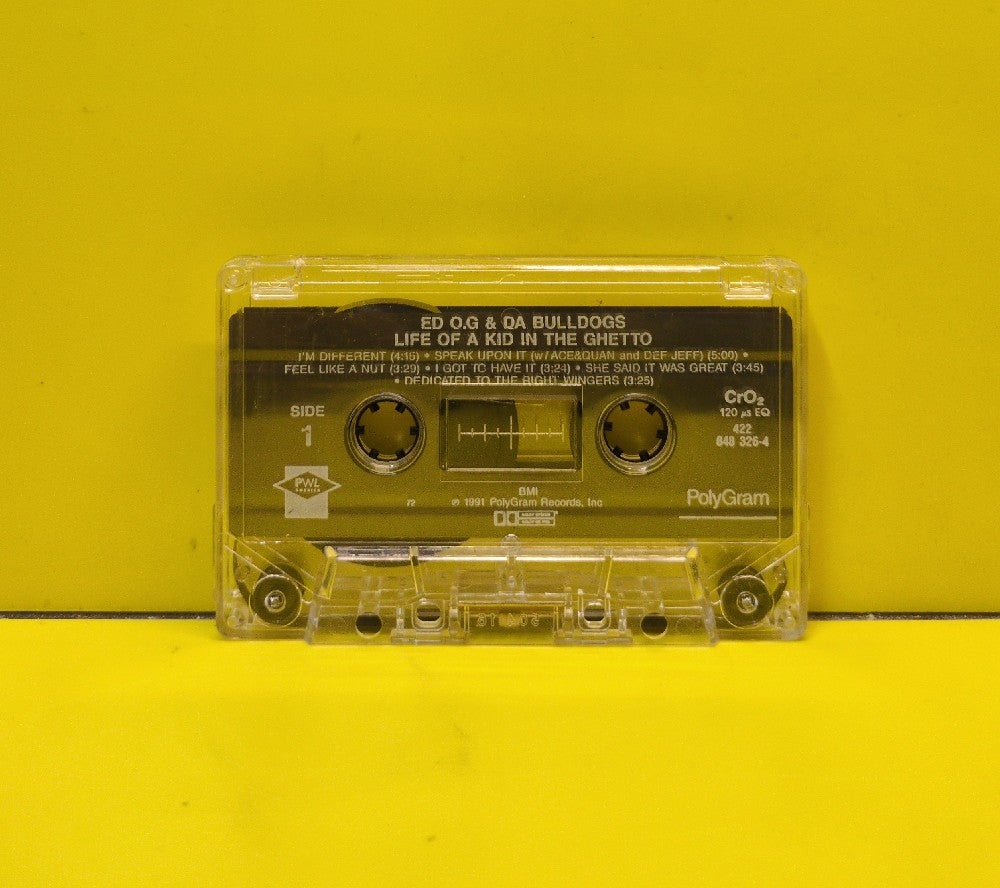 Ed O.G & Da Bulldogs - Life Of A Kid In The Ghetto - 1991 - 848 326-4 - Used - EX - Cassettes