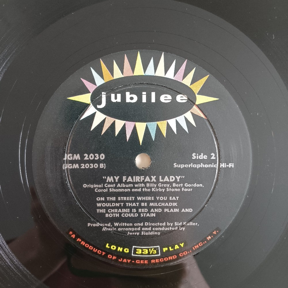 Billy Gray - My Fairfax Lady - 1962 - JGM 2030 - Used - VG+ - Vinyl