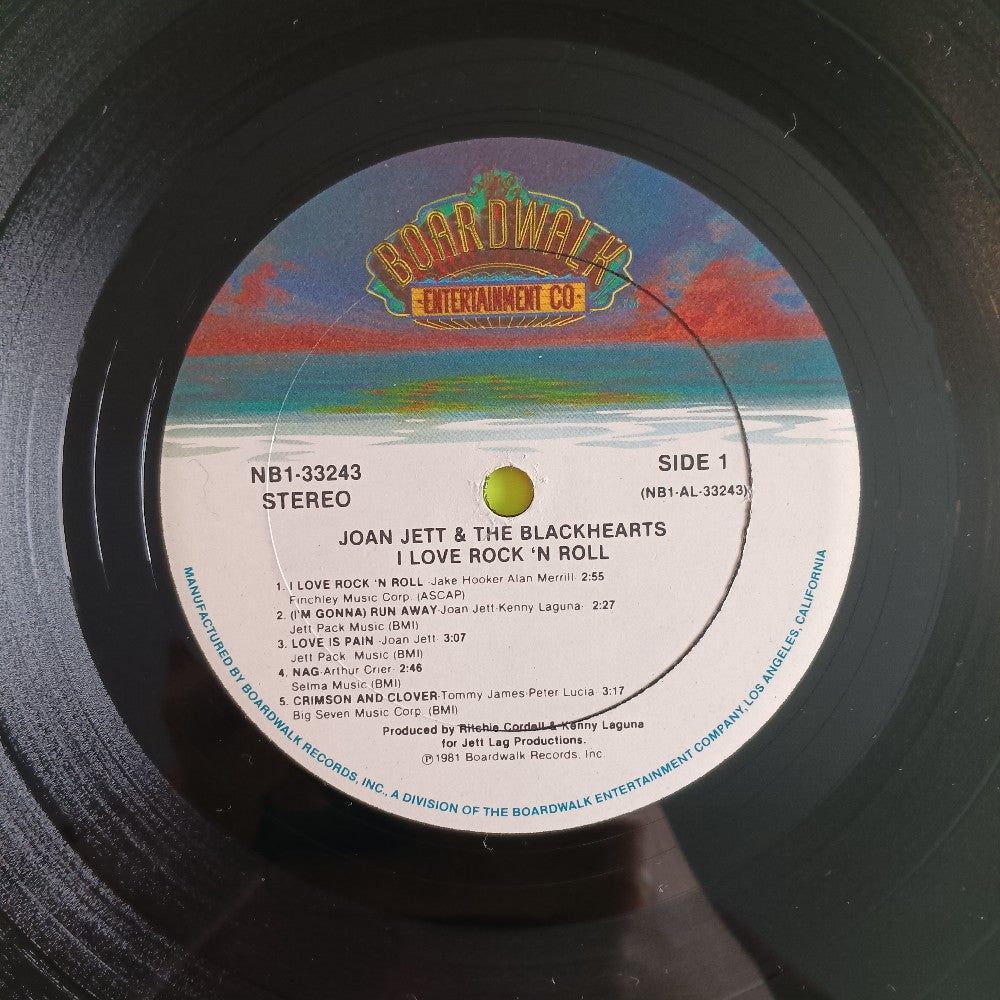 Joan Jett - I Love Rock 'N Roll SHRINK & HYPE - 1981 - NB1-33243 - Used - EX - Vinyl