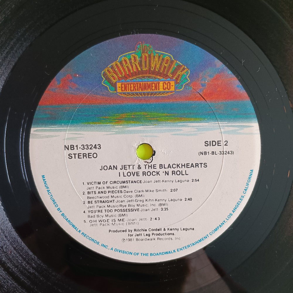 Joan Jett - I Love Rock 'N Roll SHRINK & HYPE - 1981 - NB1-33243 - Used - EX - Vinyl