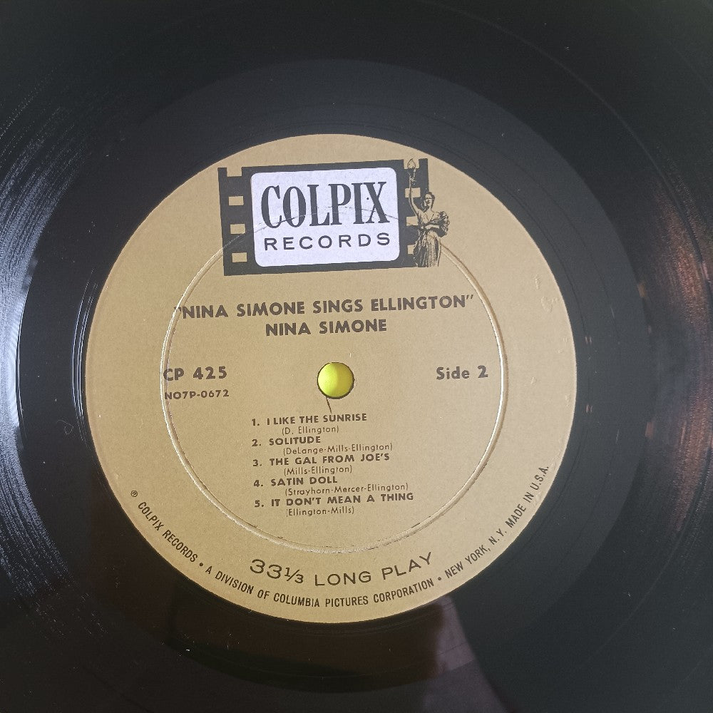 Nina Simone - Sings Ellington DG MONO - 1962 - CP 425 - Used - EX - Vinyl