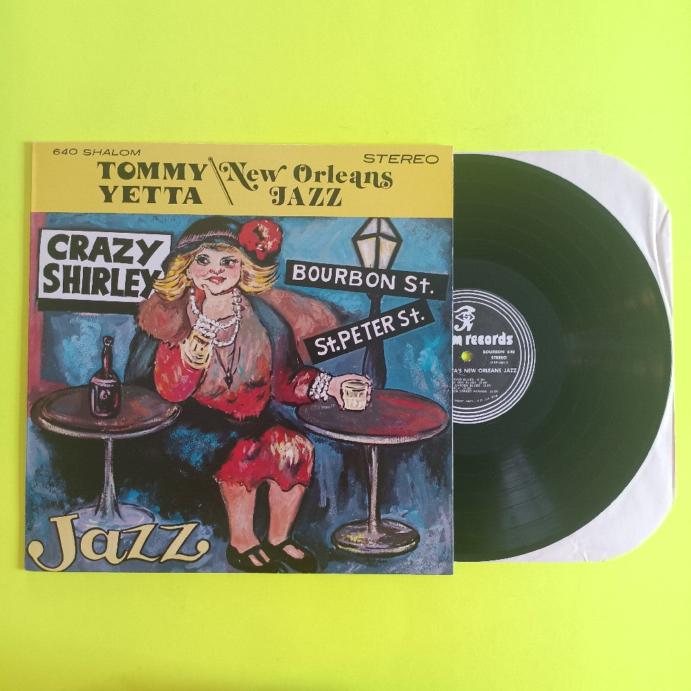 Tommy Yetta - New Orleans Jazz SIGNED - 1975 - BOURBON640 - Used - NM - Vinyl