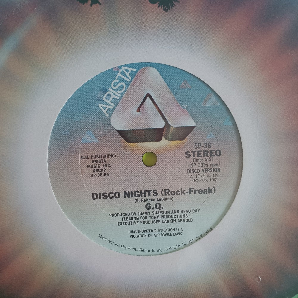 G. Q. - Disco Nights / Boogie Oogie Oogie 12" - 1979 - SP-38 - New - Sealed - Vinyl