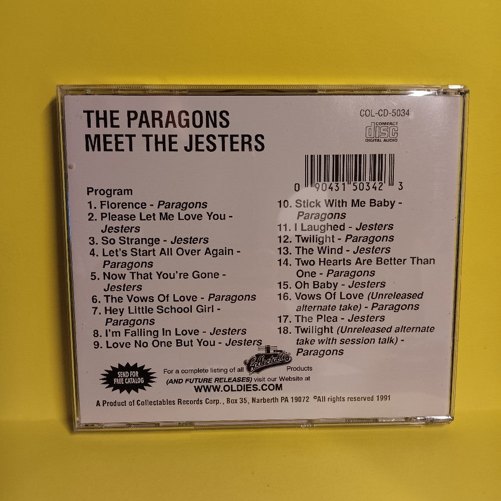 The Paragons Meet The Jesters - The Paragons Meet The Jesters - 1991 - COL-CD-5034 - Used - EX - CDs