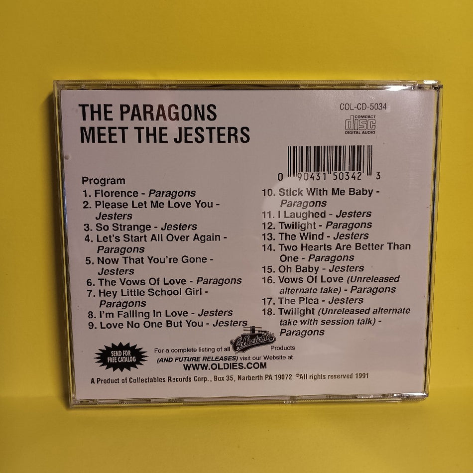 The Paragons Meet The Jesters - The Paragons Meet The Jesters - 1991 - COL-CD-5034 - Used - EX - CDs