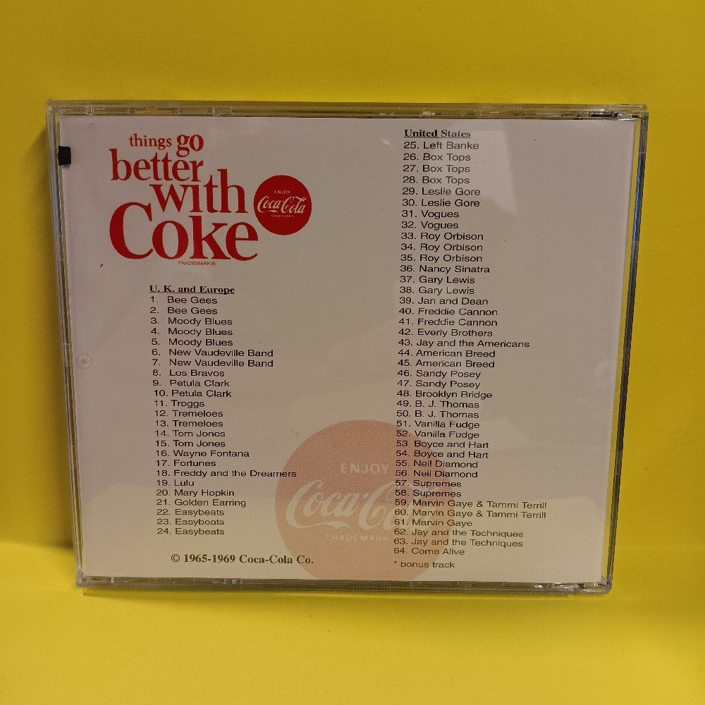 Various - Things Go Better With Coke: 60s Coca Cola Commercials - Used - VG++ - CDs