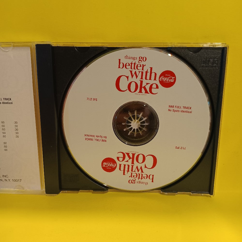 Various - Things Go Better With Coke: 60s Coca Cola Commercials - Used - VG++ - CDs