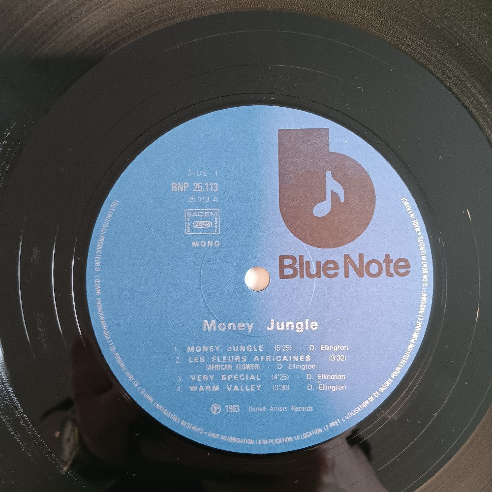 Duke Ellington - Money Jungle FRANCE - 1980 - BNP 25 113 - Used - VG++ - Vinyl