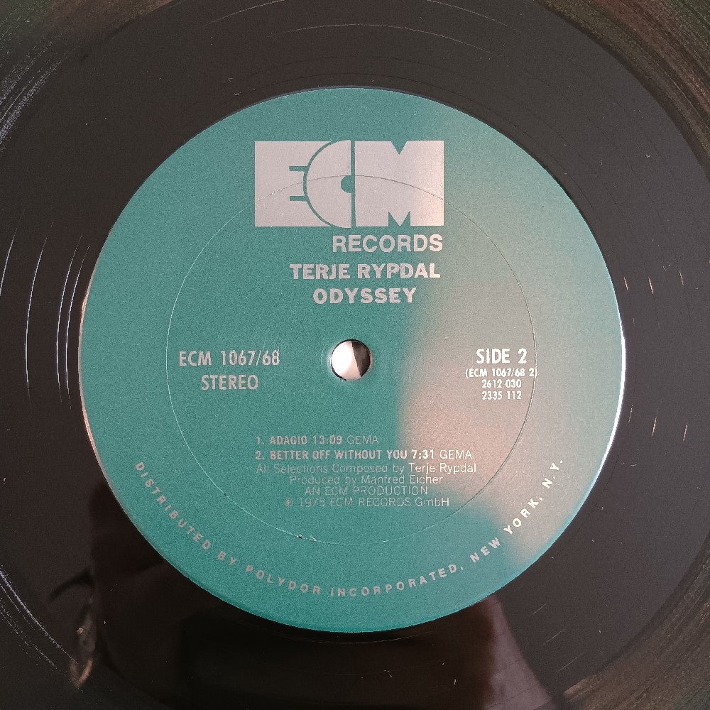 Terje Rypdal - Odyssey 2LP - 1975 - ECM 1067/68 - Used - VG++ - Vinyl