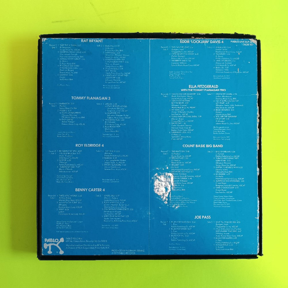 Various - Pablo Live The Montreux '77 Collection 8LP Box Set - 1977 - 2620 107 - Used - EX - Vinyl