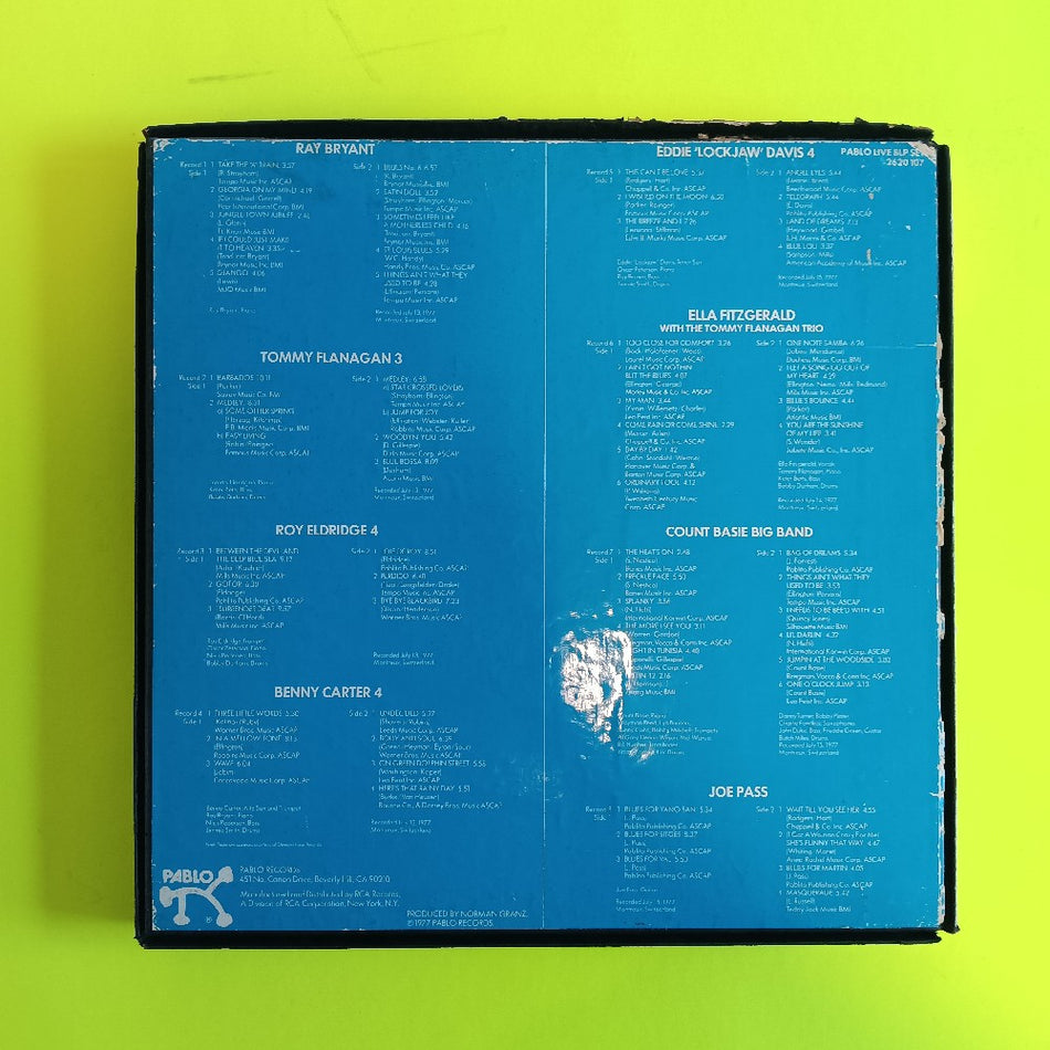 Various - Pablo Live The Montreux '77 Collection 8LP Box Set - 1977 - 2620 107 - Used - EX - Vinyl