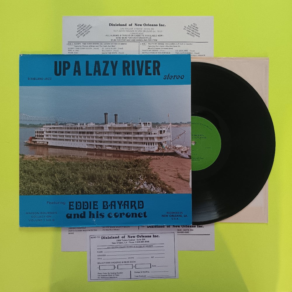 Eddie Bayard - Up A Lazy River SIGNED - 1977 - MB-8 - Used - VG++ - Vinyl