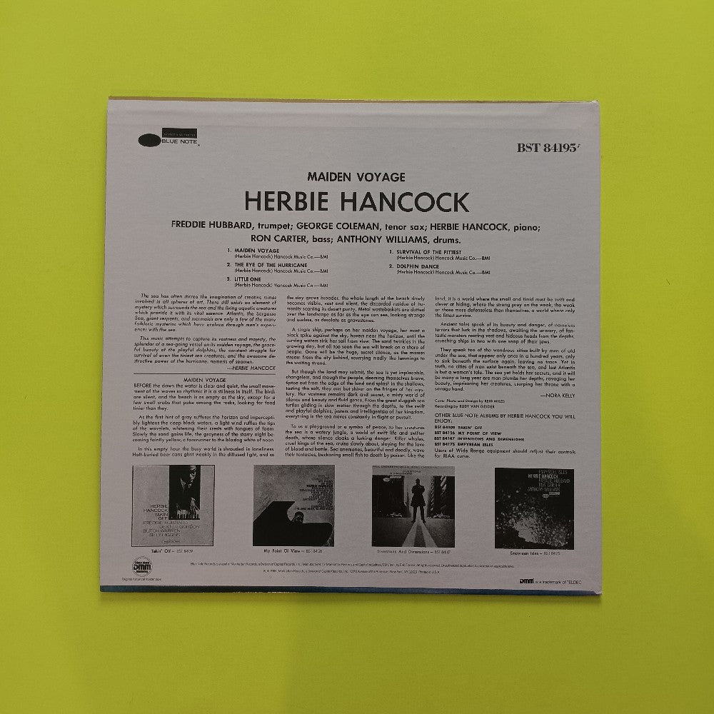 Herbie Hancock - Maiden Voyage DMM - 1984 - BST 84195 - Used - VG++ - Vinyl