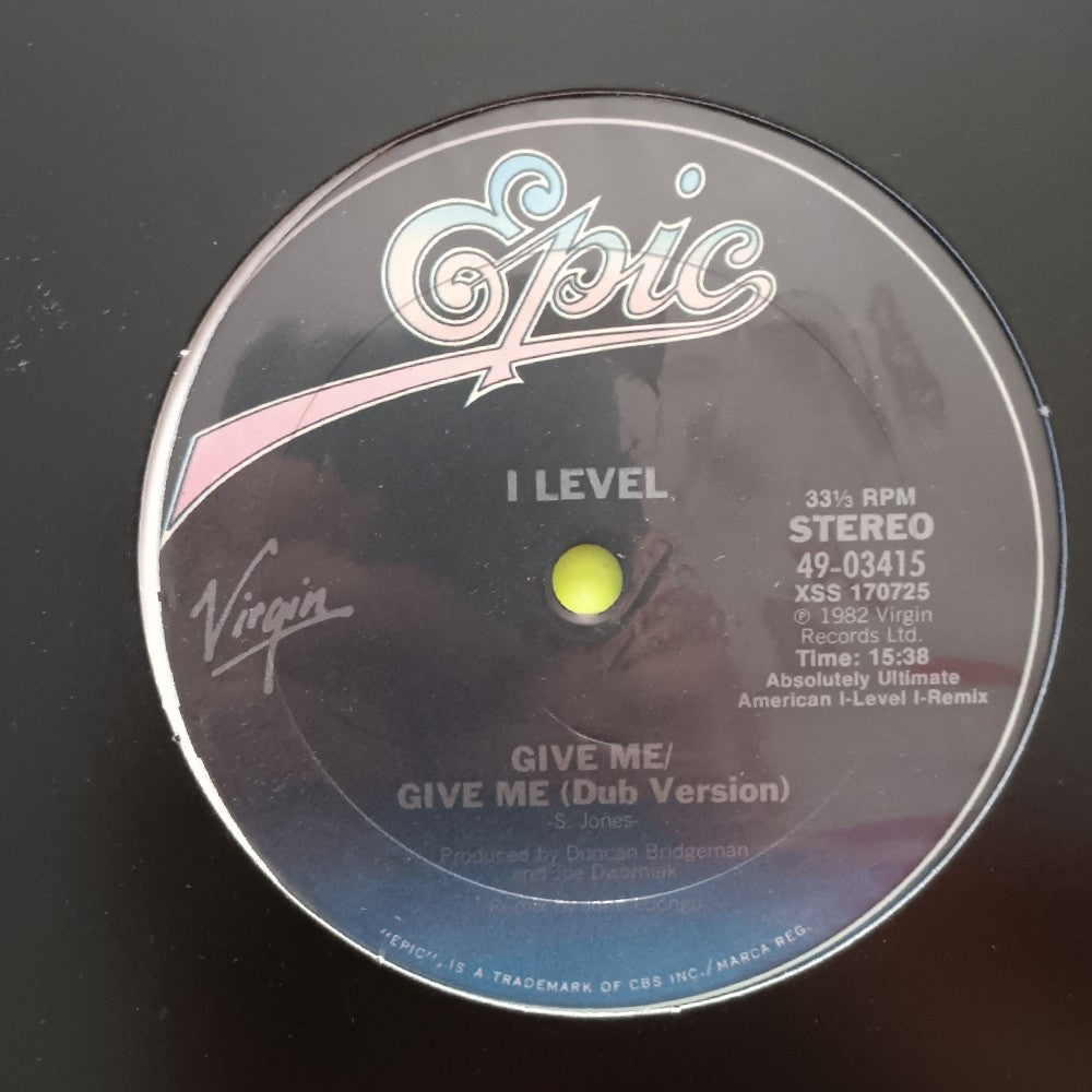 I Level - Give Me / 3AM 12" - 1982 - 49-03415 - Used - VG++ - Vinyl