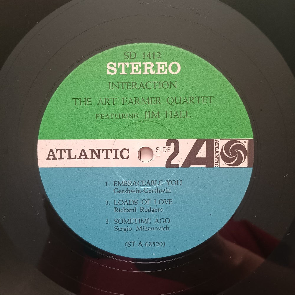Art Farmer Quartet & Jim Hall - Interaction - 1963 - SD 1412 - Used - EX - Vinyl