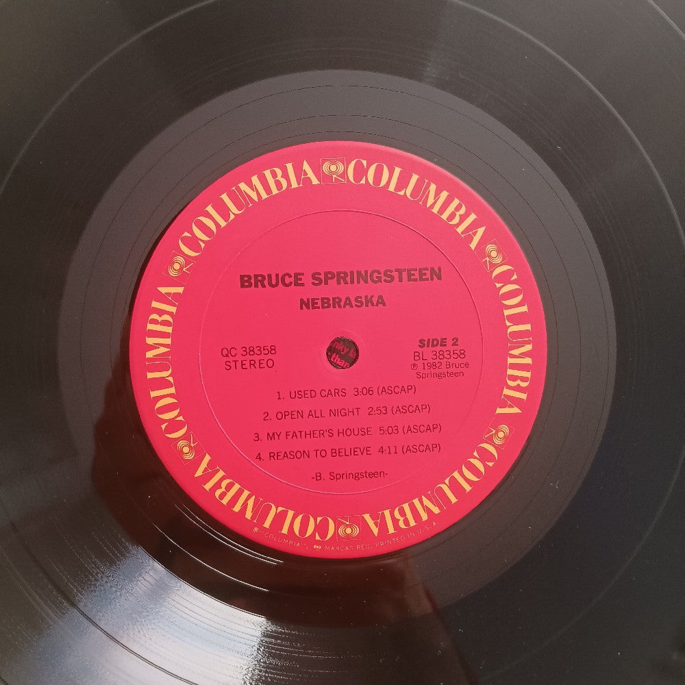 Bruce Springsteen - Nebraska - 1982 - QC 38358 - Used - EX - Vinyl