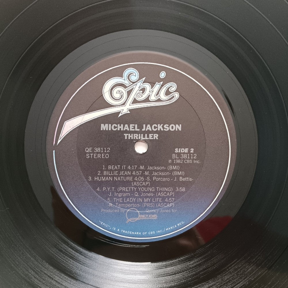 Michael Jackson - Thriller OG NO CO-PRODUCER CREDIT - 1982 - QE 38112 - Used - EX - Vinyl