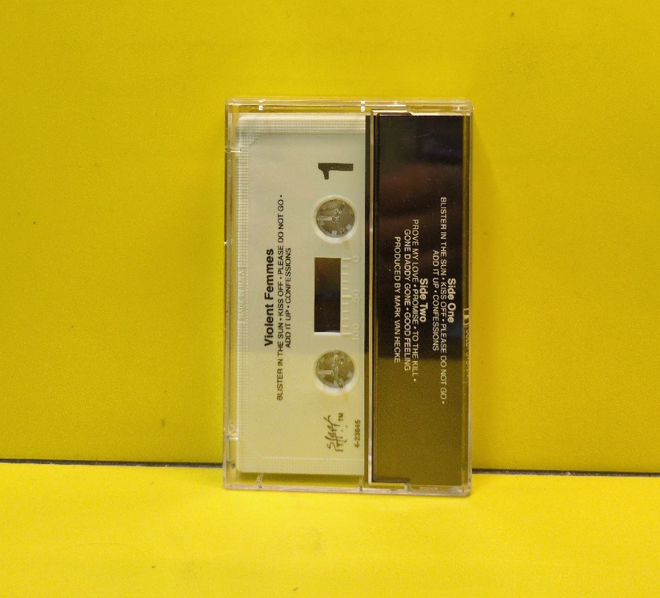 Violent Femmes - Violent Femmes - 1983 - 9 23845-4 - Used - EX - Cassettes - White Tape Shell With Bluish Tint And Textured Edges
