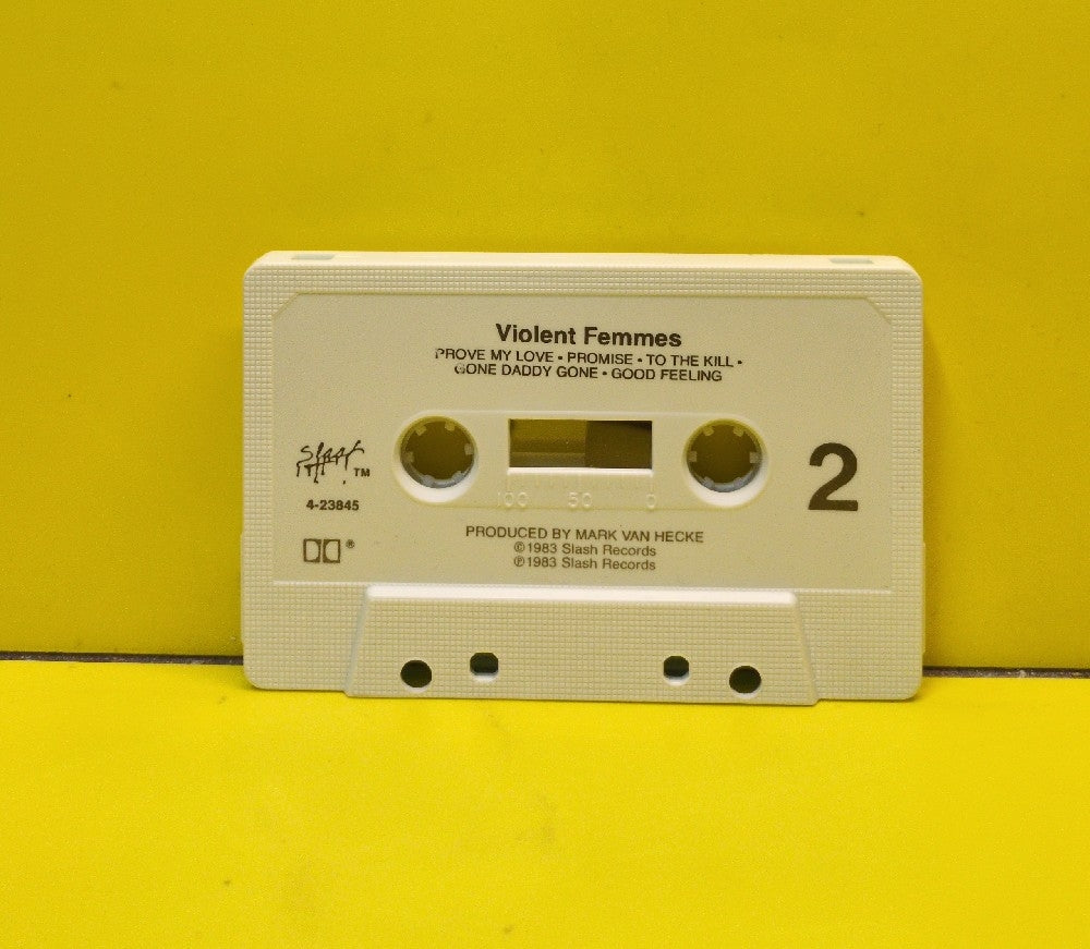 Violent Femmes - Violent Femmes - 1983 - 9 23845-4 - Used - EX - Cassettes - White Tape Shell With Bluish Tint And Textured Edges
