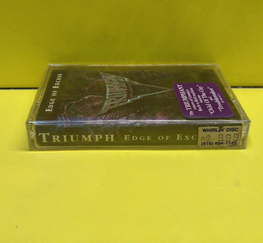 Triumph - Edge Of Excess - 1992 - 383 480 012-4 - New - Sealed - Cassettes