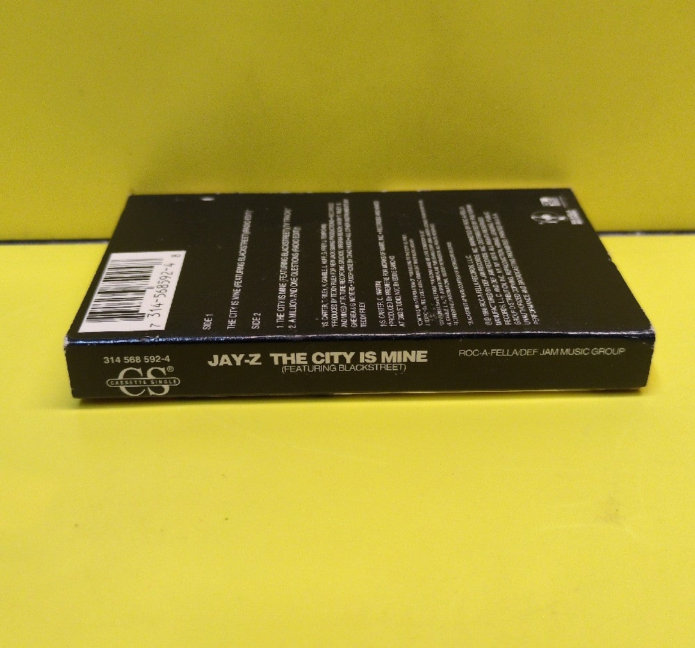 Jay-Z - The City Is Mine - 1998 - 314 568 592-4 - Used - EX - Cassettes - Cassette Single - Cardboard Sleeve