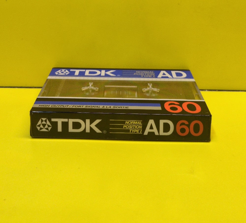 TDK AD 60 Type I - 1985 - New - Blank Media - Blank Cassette