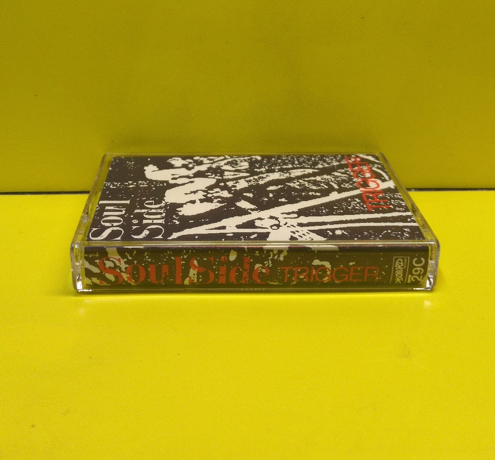 SoulSide - Trigger - 1988 - 29C - Used - EX - Cassettes - Black Tape Shell With White Paper Labels