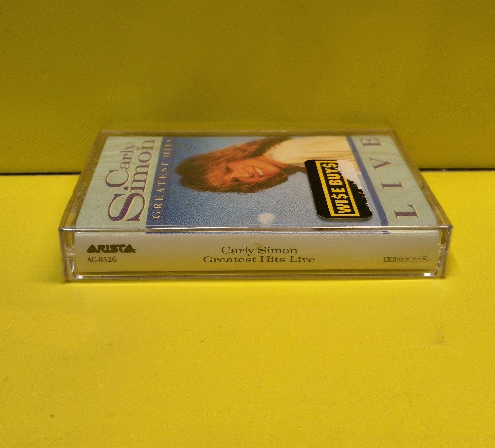 Carly Simon - Greatest Hits Live - 1988 - AC-8526 - New - Sealed - Cassettes