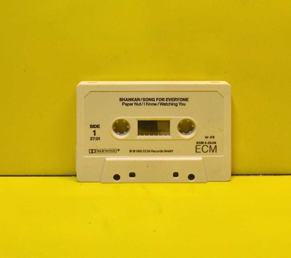 Shankar - Song For Everyone - 1985 - ECM 4-25016 / ECM 25016-4 E - Used - EX - Cassettes