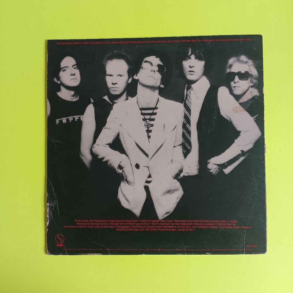 Dead Boys - We Have Come For Your Children OG - 1978 - SRK 6054 - Used - VG+ - Vinyl