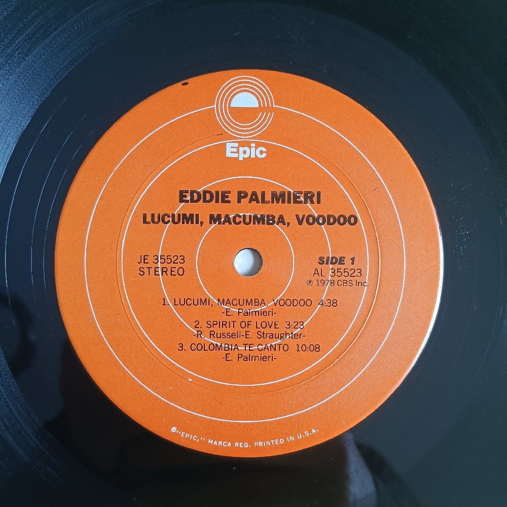 Eddie Palmieri - Lucumi Macumba Voodoo - 1978 - JE 35523 - Used - VG++ - Vinyl