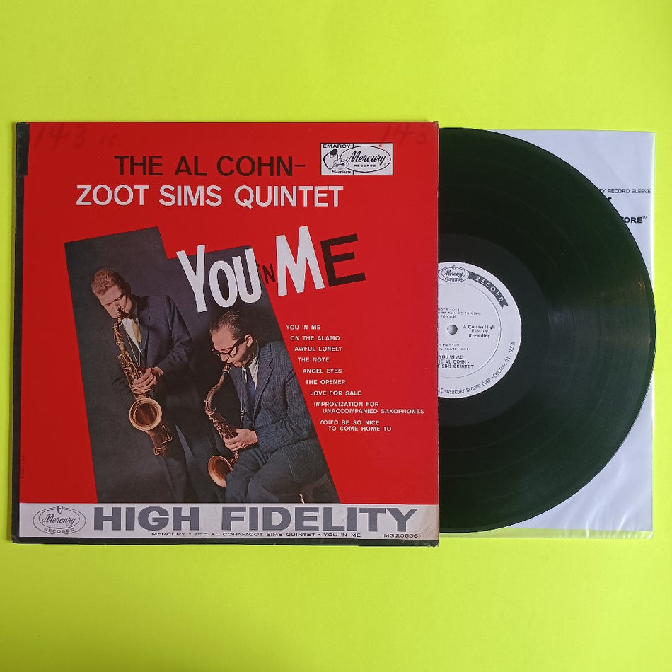 Al Cohn & Zoot Sims - You 'N Me MONO PROMO - 1960 - MG 20606 - Used - VG++ - Vinyl