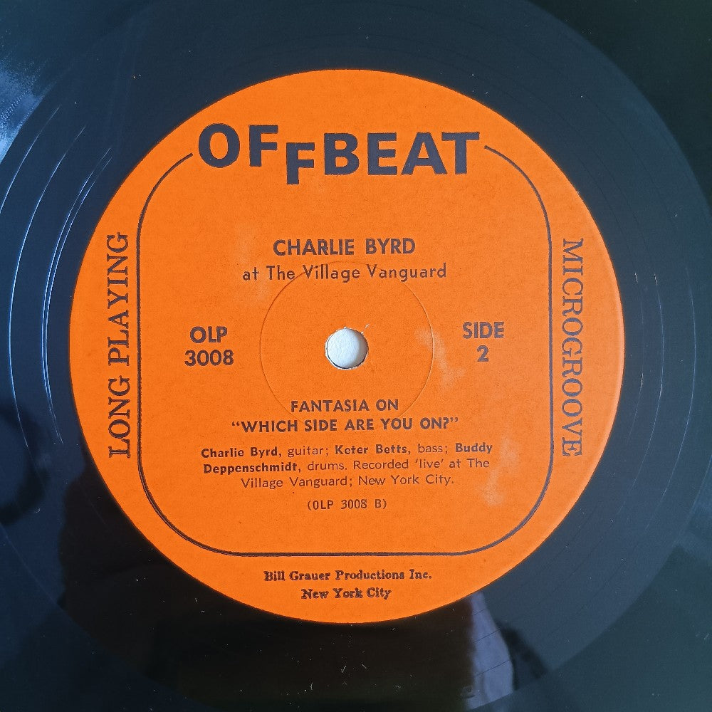 Charlie Byrd - At The Village Vanguard OG MONO - 1961 - OLP 3008 - Used - VG++ - Vinyl