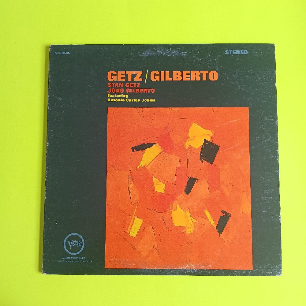 Stan Getz & Joao Gilberto - Getz / Gilberto OG STEREO - 1964 - V6-8545 - Used - VG++ - Vinyl