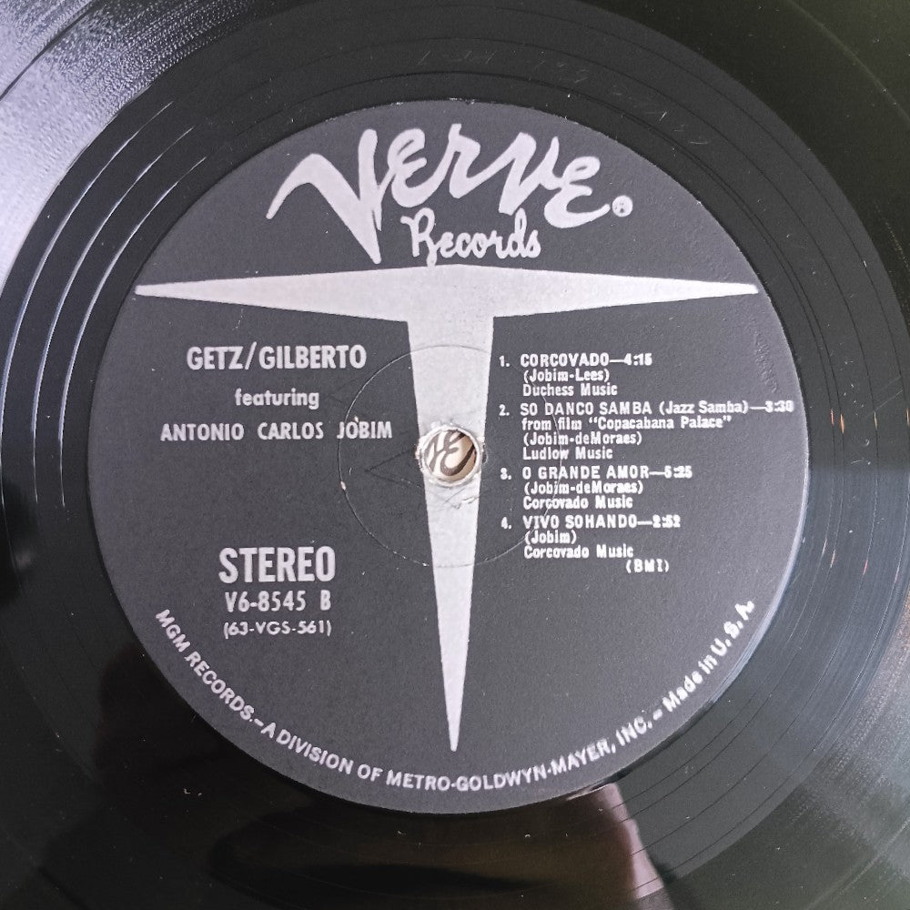 Stan Getz & Joao Gilberto - Getz / Gilberto OG STEREO - 1964 - V6-8545 - Used - VG++ - Vinyl