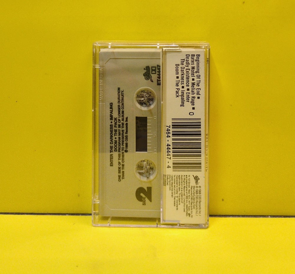 Meliah Rage - Kill To Survive - 1988 - FET 44447 - Used - EX - Cassettes - Beige Tape Shell With Smooth Edges