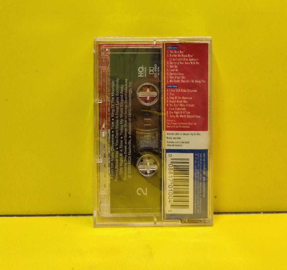George Strait - Latest Greatest Straitest Hits - 2000 - 088 170 100-4 - New - Sealed - Cassettes