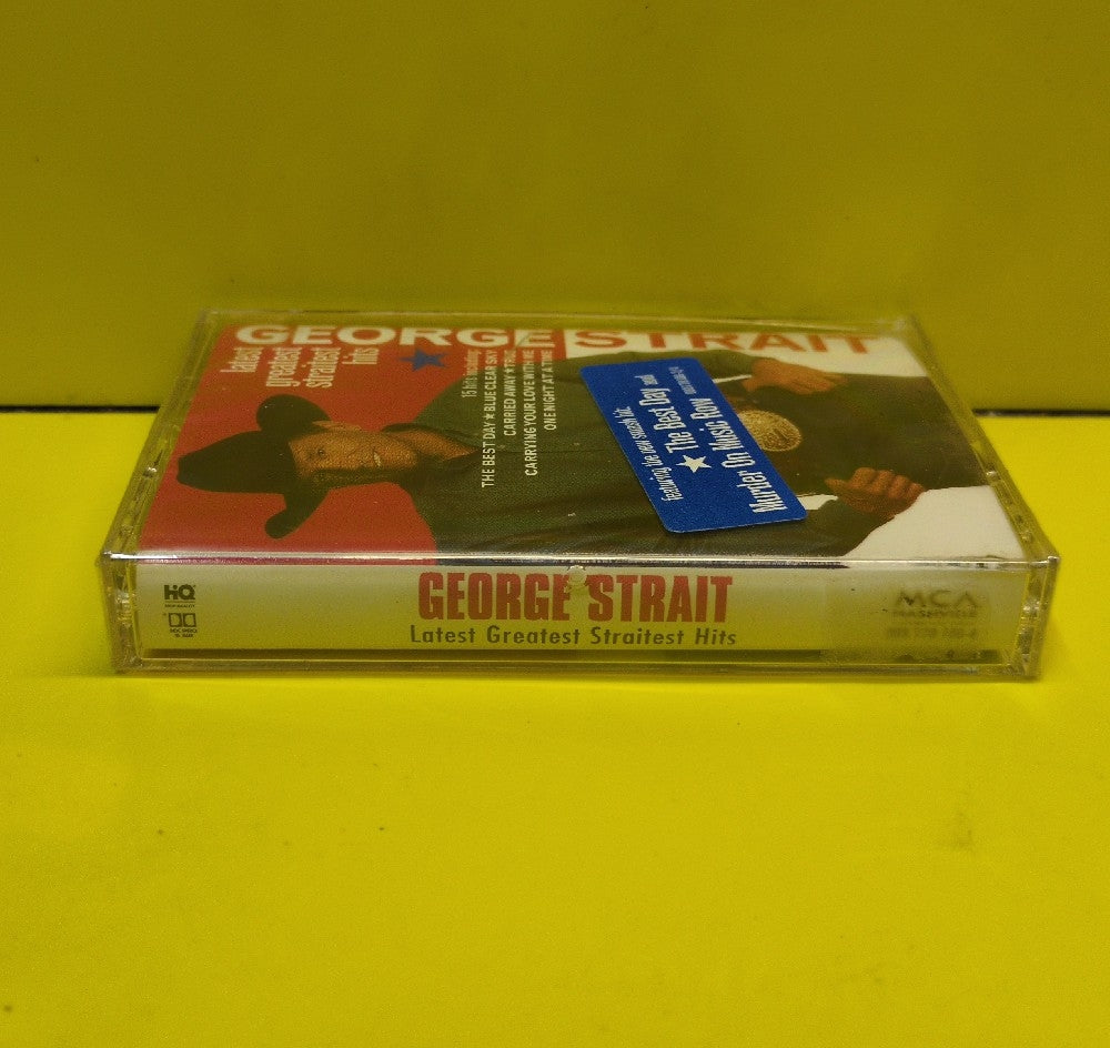 George Strait - Latest Greatest Straitest Hits - 2000 - 088 170 100-4 - New - Sealed - Cassettes