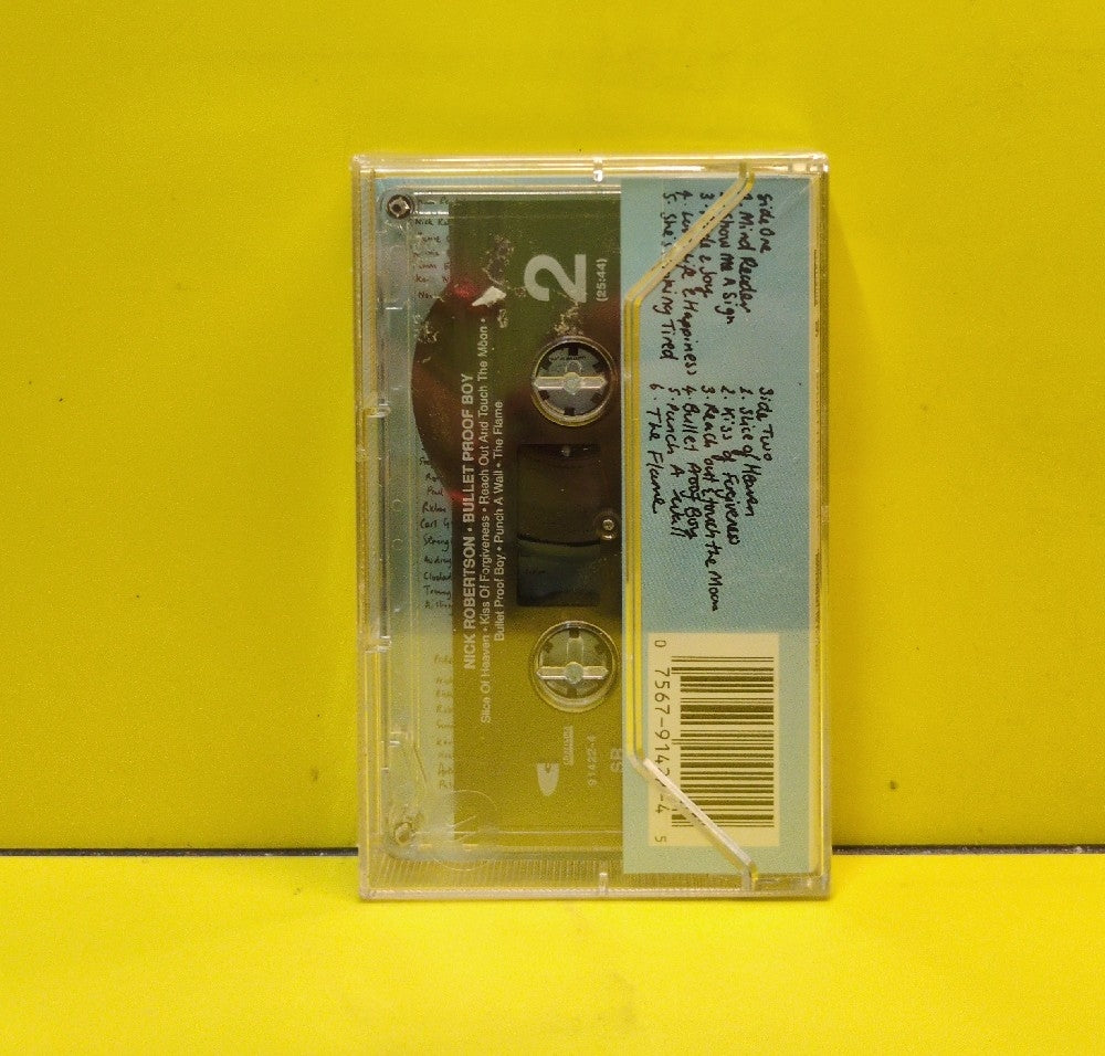 Nick Robertson - Bullet Proof Boy - 1990 - 91422-4 - New - Sealed - Cassettes - Promo