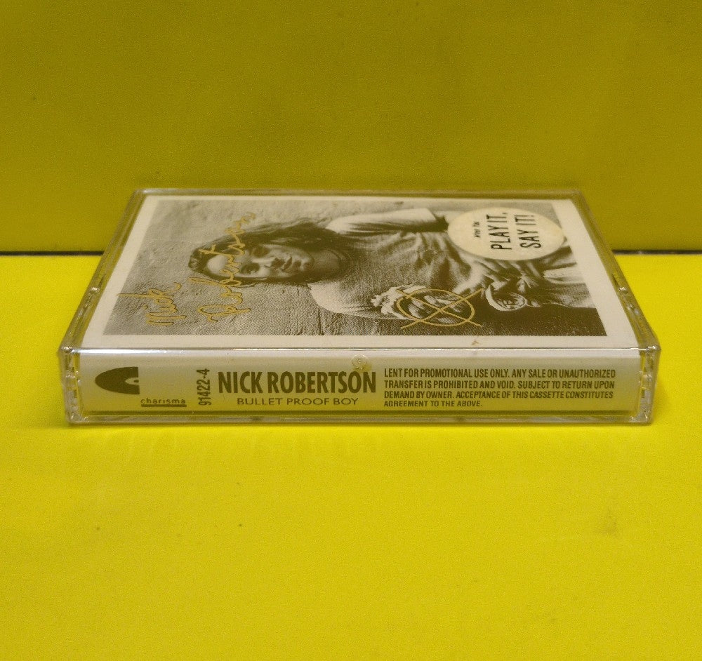 Nick Robertson - Bullet Proof Boy - 1990 - 91422-4 - New - Sealed - Cassettes - Promo