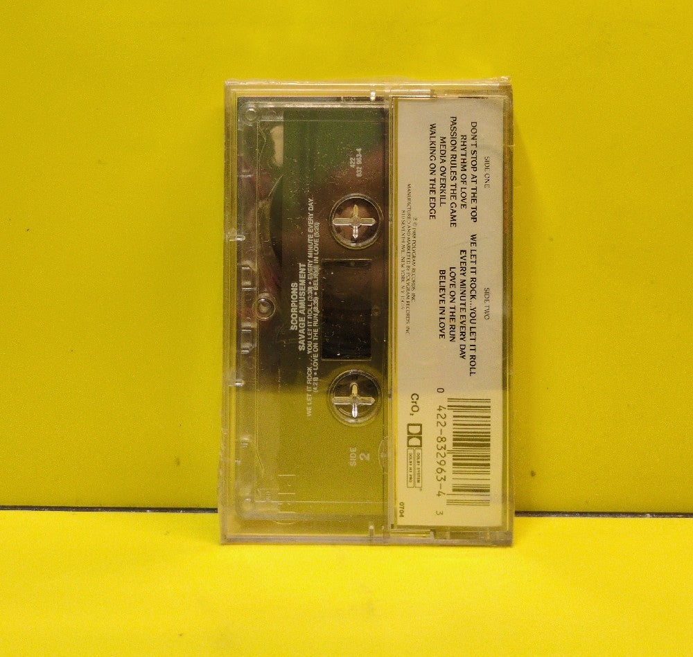 Scorpions - Savage Amusement - 1988 - 832-963-4 - New - Sealed - Cassettes