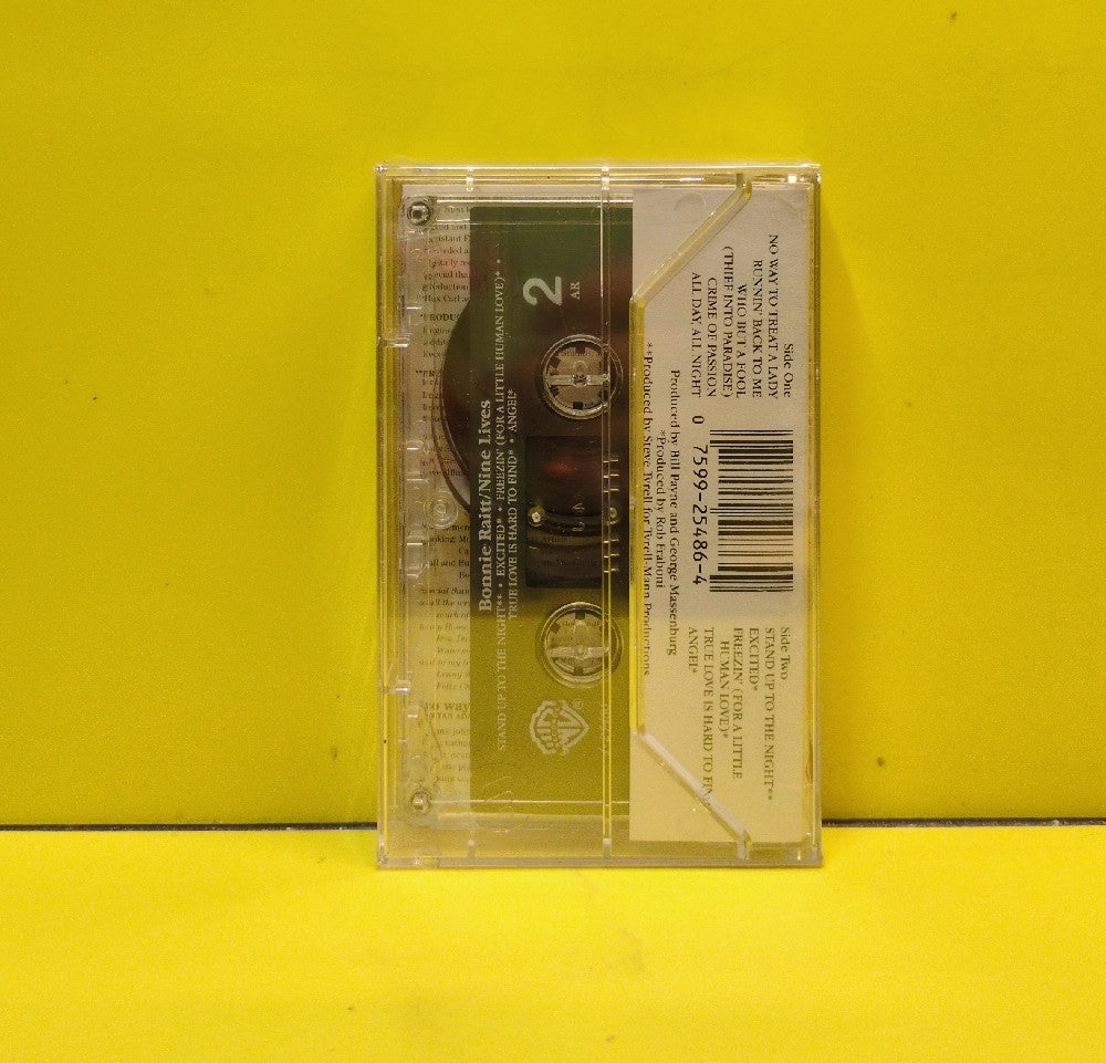 Bonnie Raitt - Nine Lives - 1986 - 9 25486-4 - New - Sealed - Cassettes