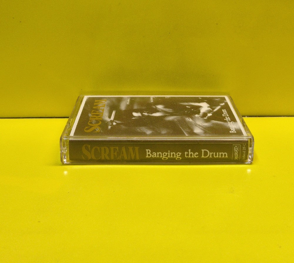 Scream - Banging The Drum - 1987 - Dischord 25-C - Used - EX - Cassettes - Black Tape Shell