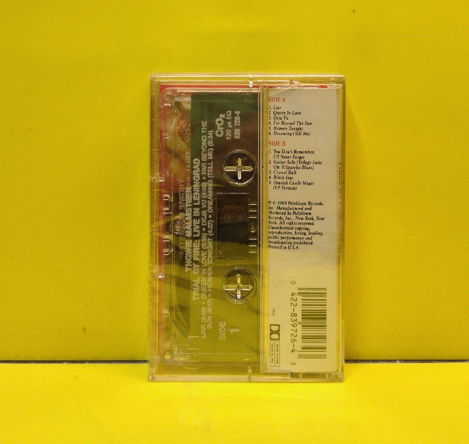 Yngwie Malmsteen - Trial By Fire/Live In Leningrad - 1989 - 839 726-4 - New - Sealed - Cassettes