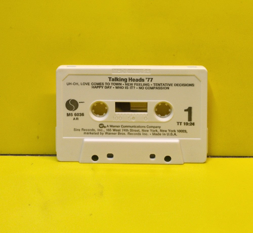 Talking Heads - Talking Heads: '77 - 1977 - M5 6036 - Used - EX - Cassettes - AR