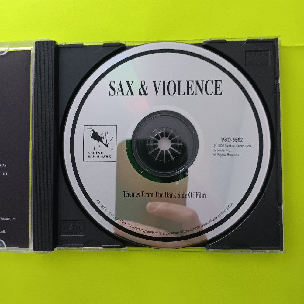 Lanny Meyers - Sax And Violence: Music from the Dark Side of the Screen - 1995 - VSD-5562 - Used - VG++ - CDs
